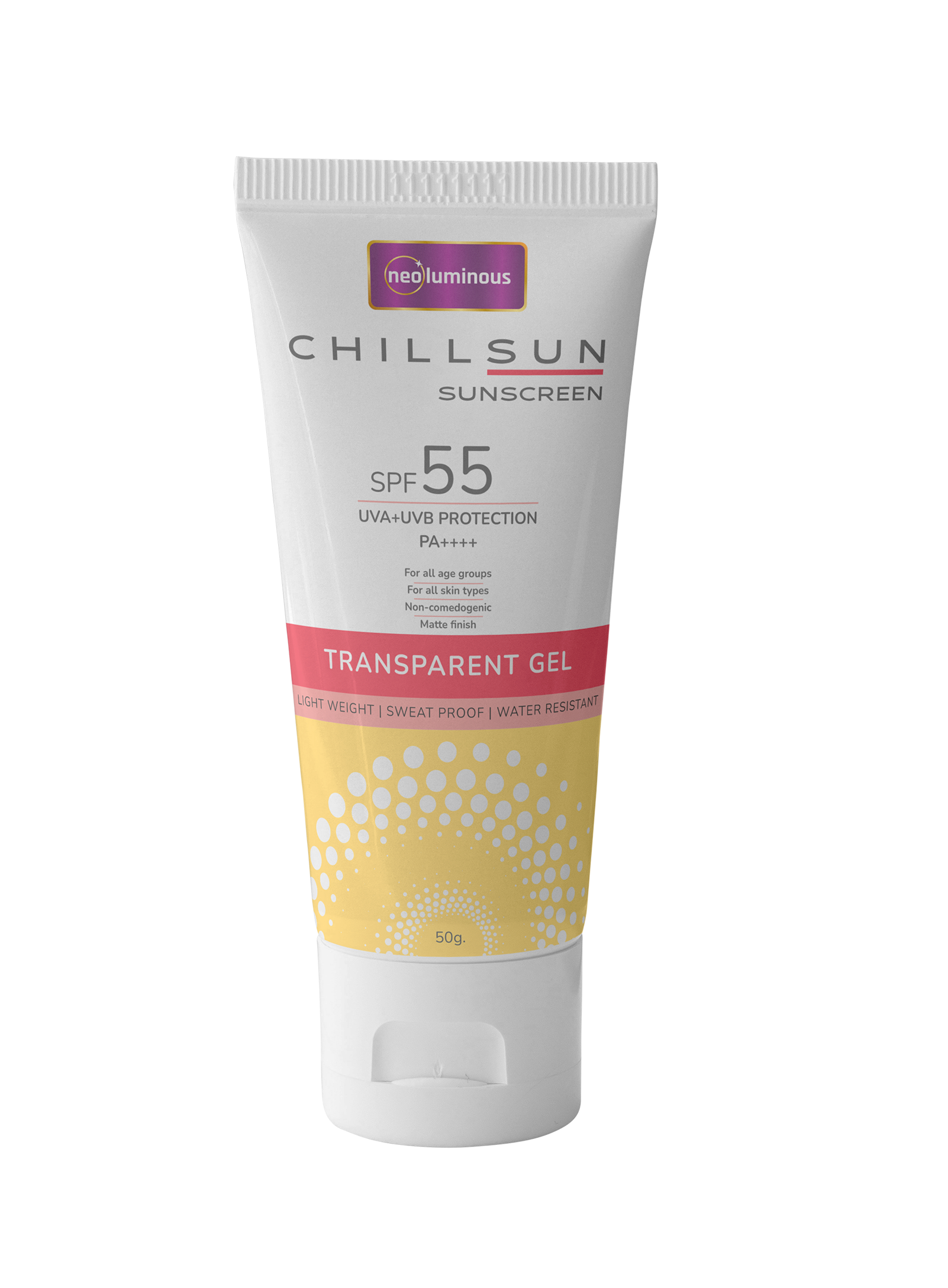CHILLSUN Transparent Gel Tube